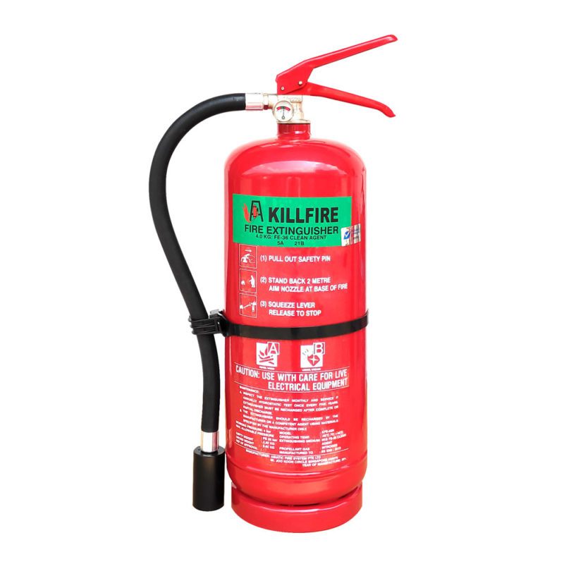 killfire FE36 portable clean agent fire extinguisher