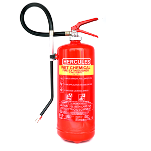Hercules 6L Wet Chemical Fire Extinguisher
