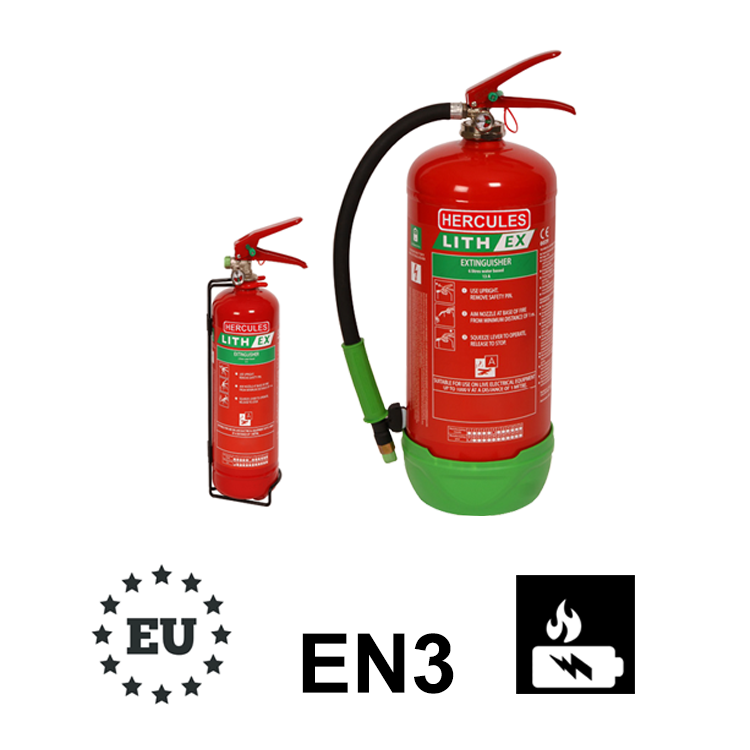 Lithium-Battery Fire-Extinguisher